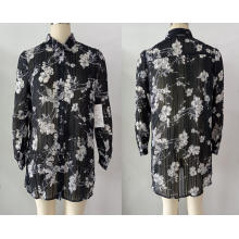 Retro Floral Pattern Long Sleeves Loose Lay's Shirts